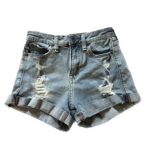 Aeropostale blue jean shorts